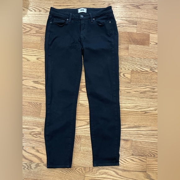 Paige Verdugo Crop black overdye size 28 - Picture 3 of 6